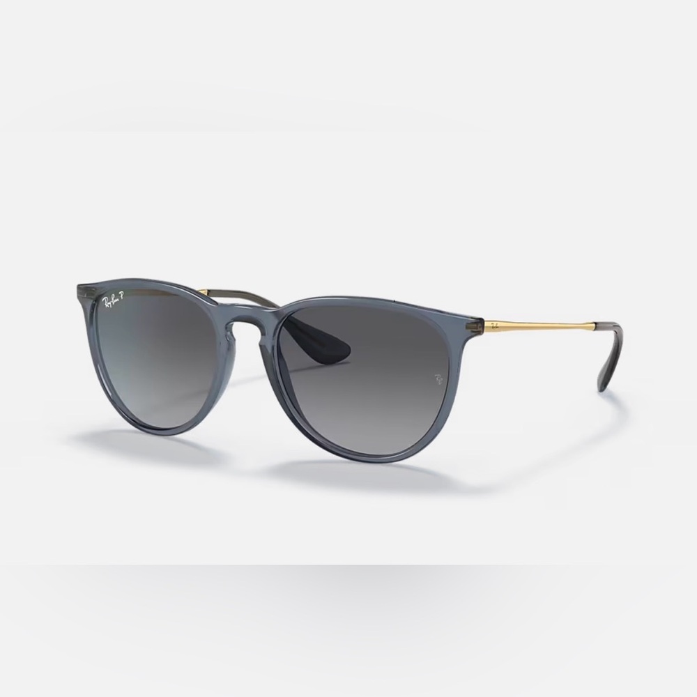 Ray-Ban Gray and Gold Sunglasses